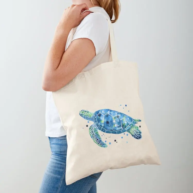 

Sargasso Blue Sea Turtle Tote Bag Women's tote Handbags women men