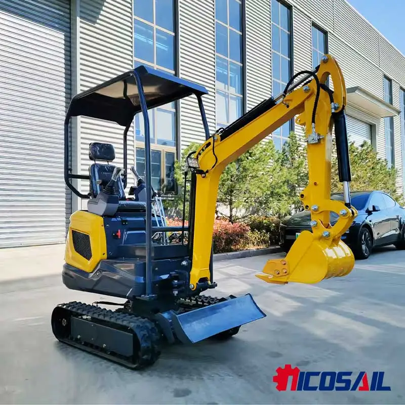 Versatile Hydraulic Mini Crawler Excavator - EUR5 Compliant for Farm Fencing, Orchard Tree Planting & Light Construction Tasks