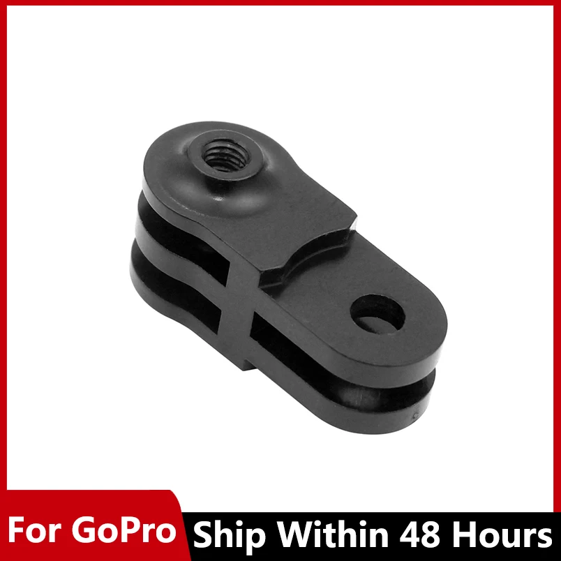 BGNing CNC Extension Activity Connector for 3-way Pivot Arm for Gopro Hero 9 8/MAX/SJ4000 /yi Action Camera Tripod Mount Adapter