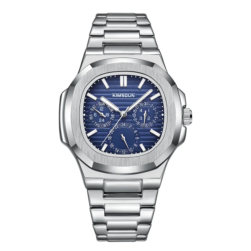 MAYZHISU Reloj de cuarzo de lujo para hombre de negocios, relojes clásicos Retro no automáticos para hombre, reloj de pulsera con fecha para hombre