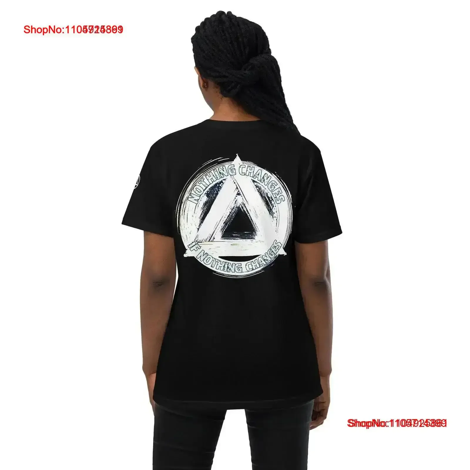 Nothing Changes If garment dyed pocket T Shirt vintage Washed Comfortable Stylish designer clothes Versatile Soft Casual homme