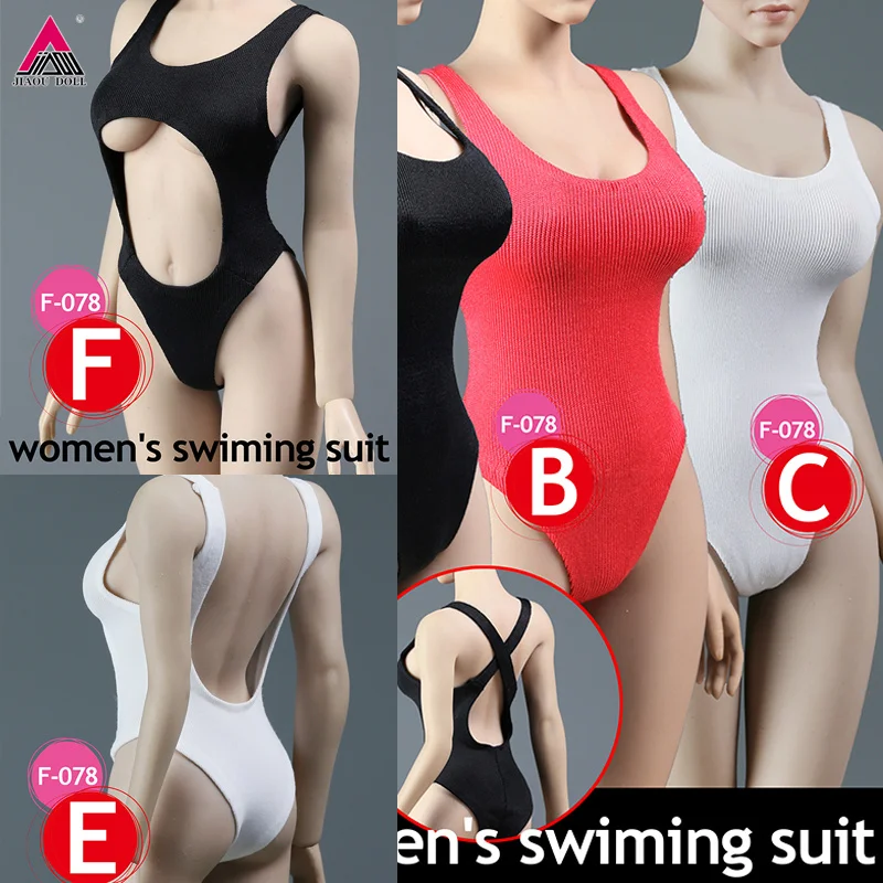 

SUPERMCTOYS F-078 1/6 Female Swimsuit Underwear Bikini Clothes Accessories Fit 12inch TBLeague JIAOU Action Figure Body