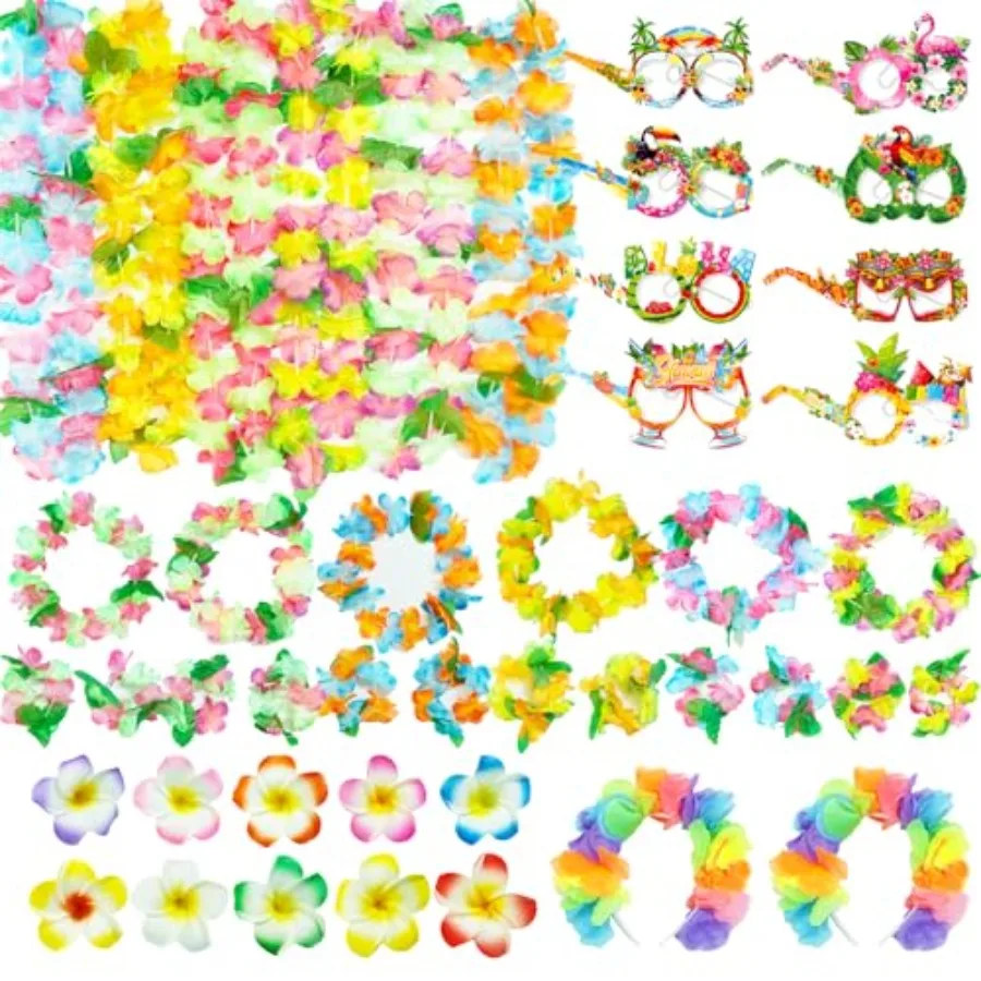 42 Pcs Hawaiian Lei…