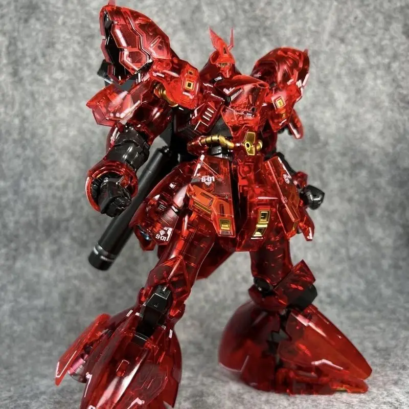 Hg 1/144 Sazabi Cleab Cor Modelo Robô Mecha Montagem Modelo Figuras de Ação Brinquedos Educativos para Crianças Presente Surpresa