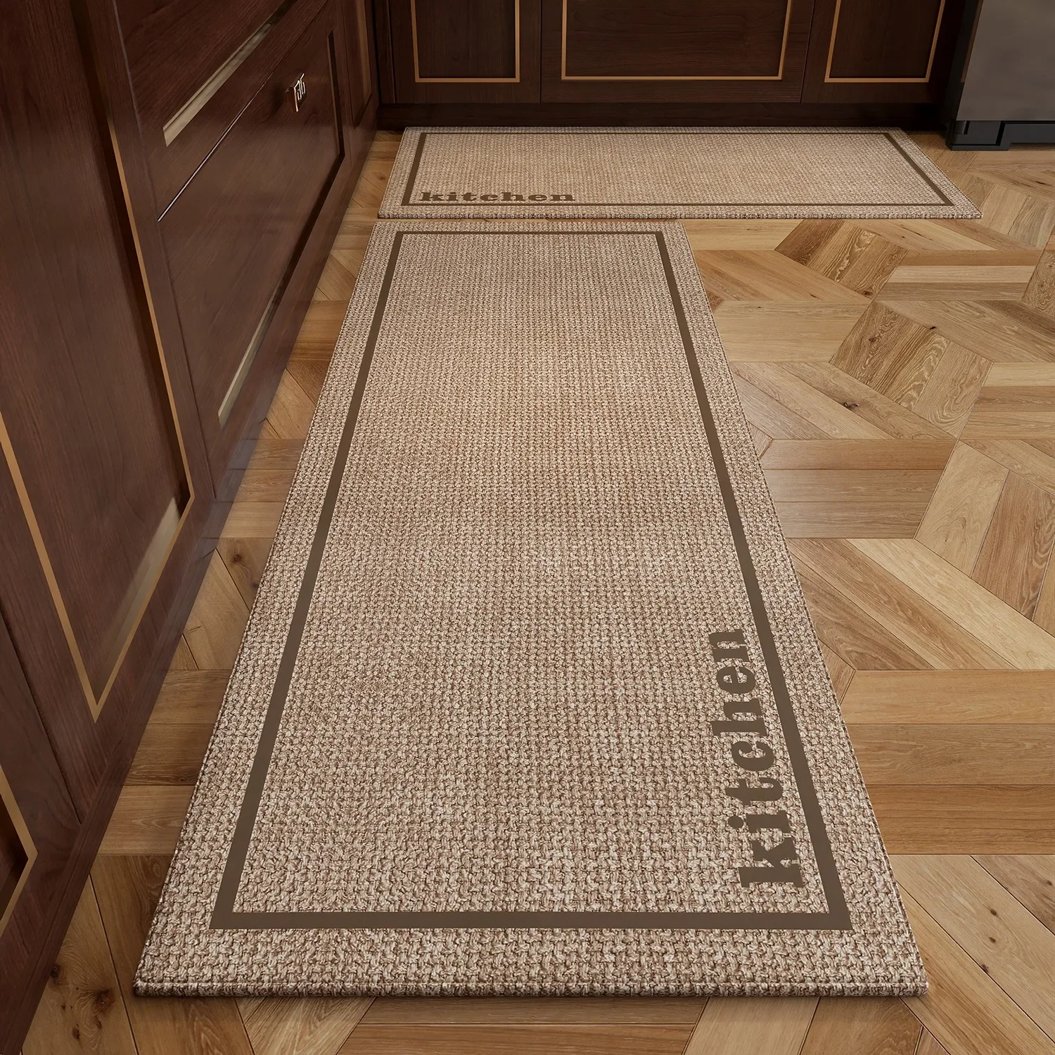 

Ковер для кухни, нескользящий напольный коврик, длинные ковры, элегантный минималистичный стиль, украшения для дома, коврики 주방 카펫