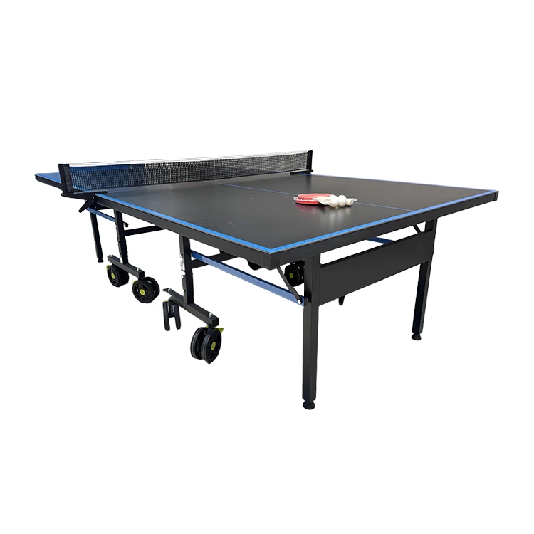 Table Tennis Table with Waterproof Net Set, All Weather Aluminum Composite Outdoor Ping Pong Table, Indoor & Outdoor Compatible