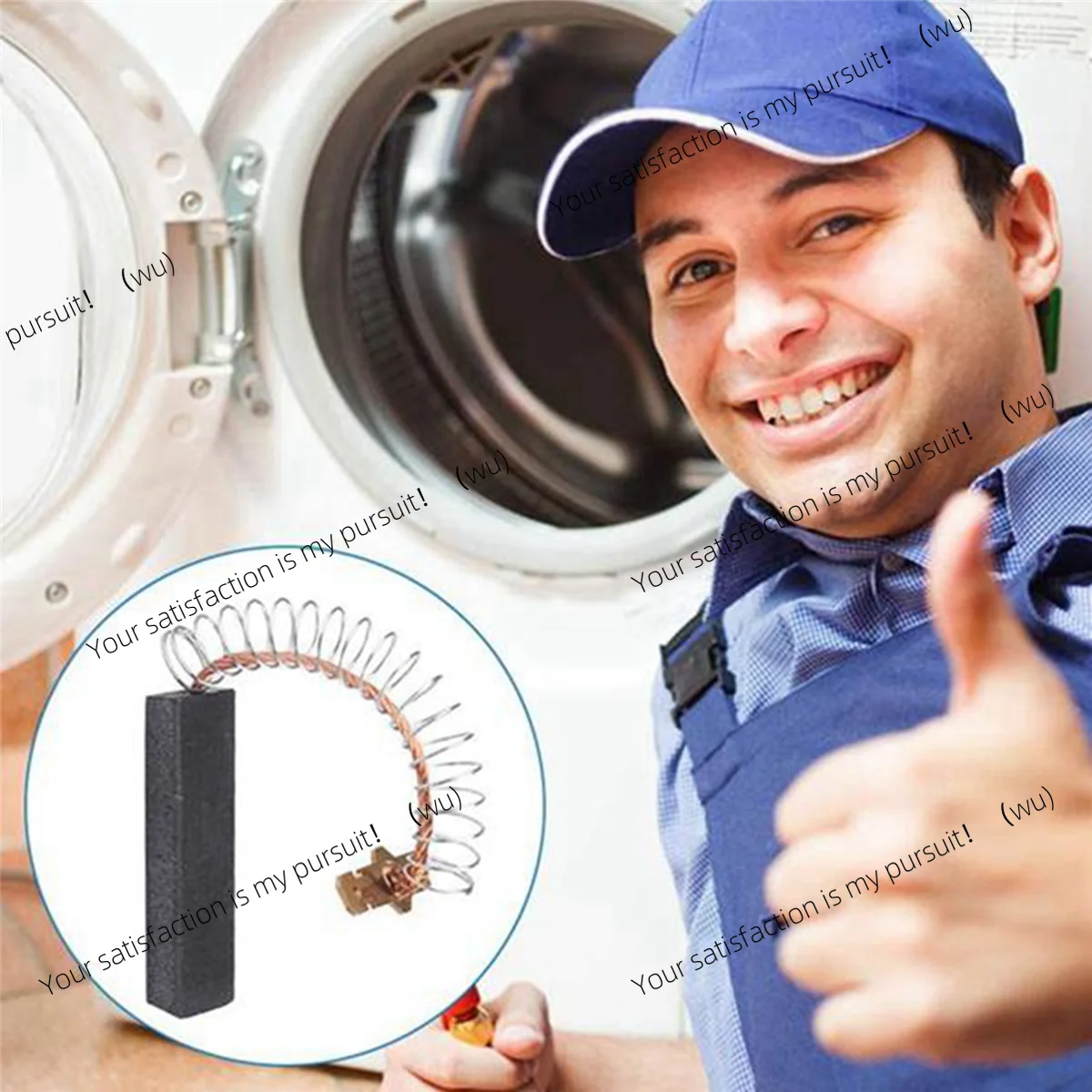 Washing Machine Motor Carbon Brushes 32-Pack 154740 Durable