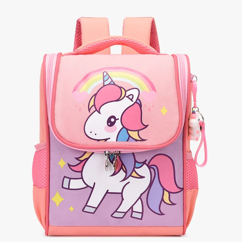 

Primary School Schoolbag 2023 New Children's Backpack Cartoon Dinosaur Unicorn Cute Boys and Girls Backpack Preschool Schoolbags