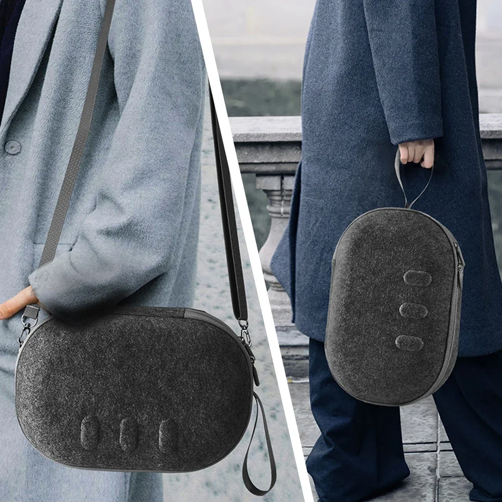 

EVA Hard Carrying Case Anti-scratch Protective Travel Case with Shoulder Strap Storage Bag for Oculus Quest 3 for Meta Quest 3