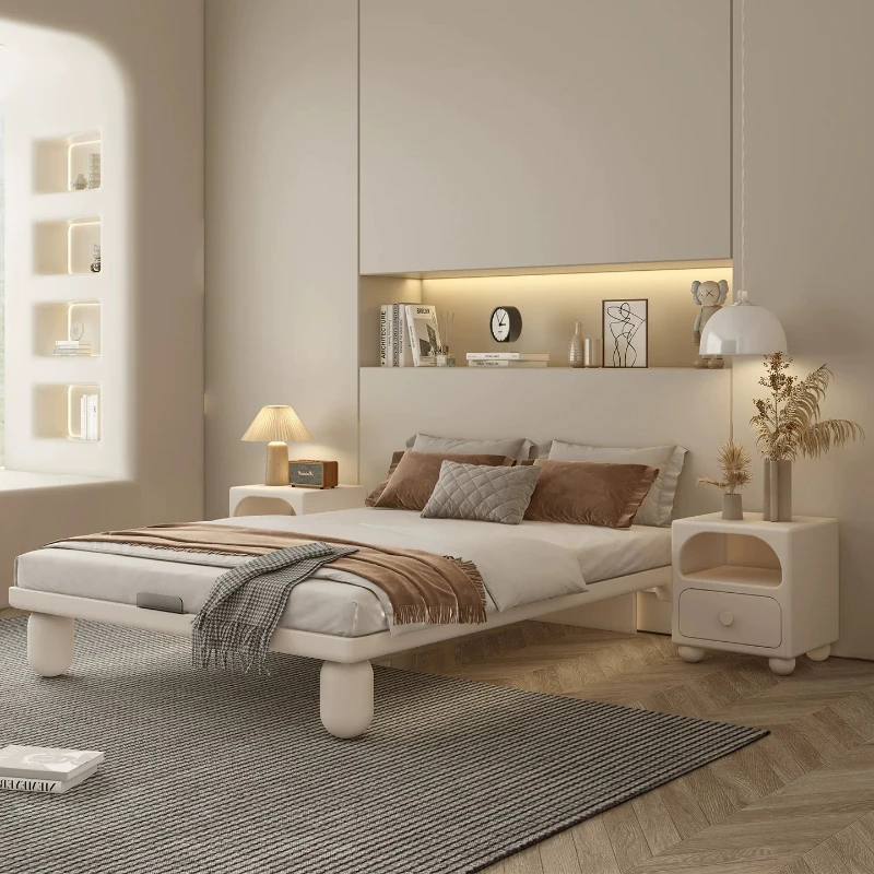 Wooden Modern Beds Kids Minimalist Lounge Princess Beds Girls Side Table Cama De Lujo Para Dormitorio House Accessories