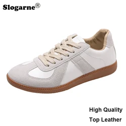 Student's Autumn Leather Casual Sneakers Unisex Sports Shoes Couples Men Women Casual Shoes High Quality Durable Sole Sneakers