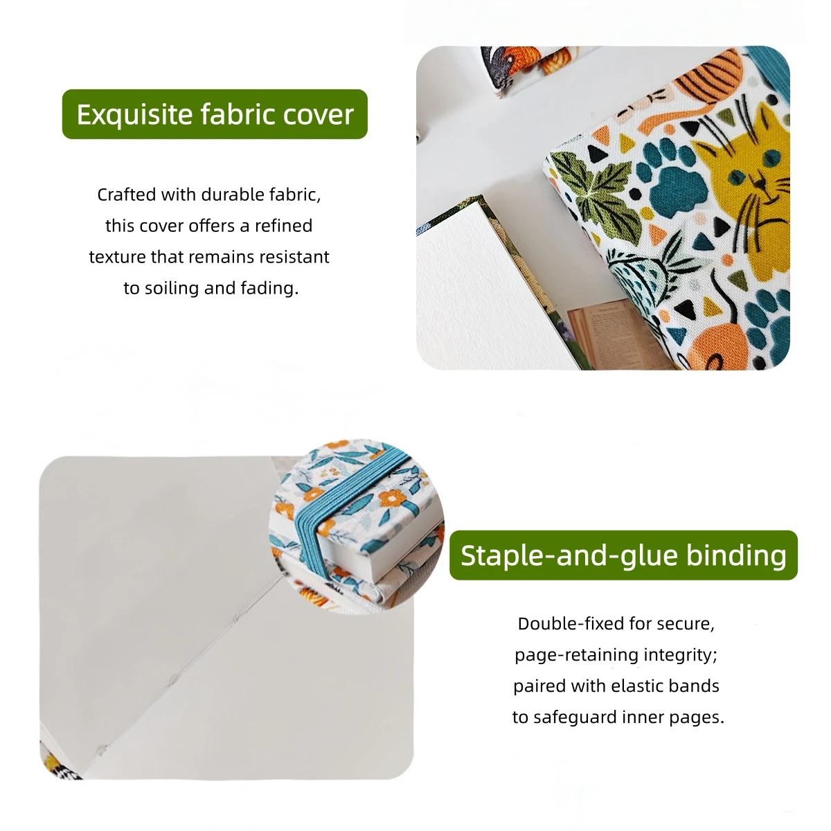 كتاب ألوان مائية صغير من القماش كراسة رسم فنية ثقيلة الوزن دفتر محمول من لب الخشب القطني ورق ألوان مائية كراسة الرسم في الهواء الطلق