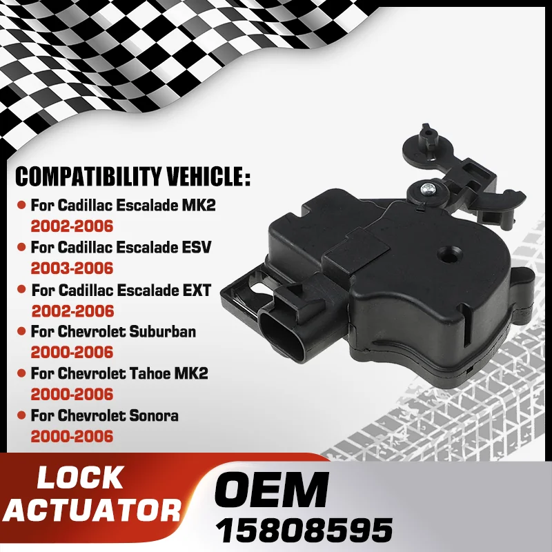 

For Cadillac Escalade MK2 Cadillac Escalade ESV Cadillac Escalade EXT Chevy Suburban Chevy Tahoe Chevy Sonora Door Lock Actuator