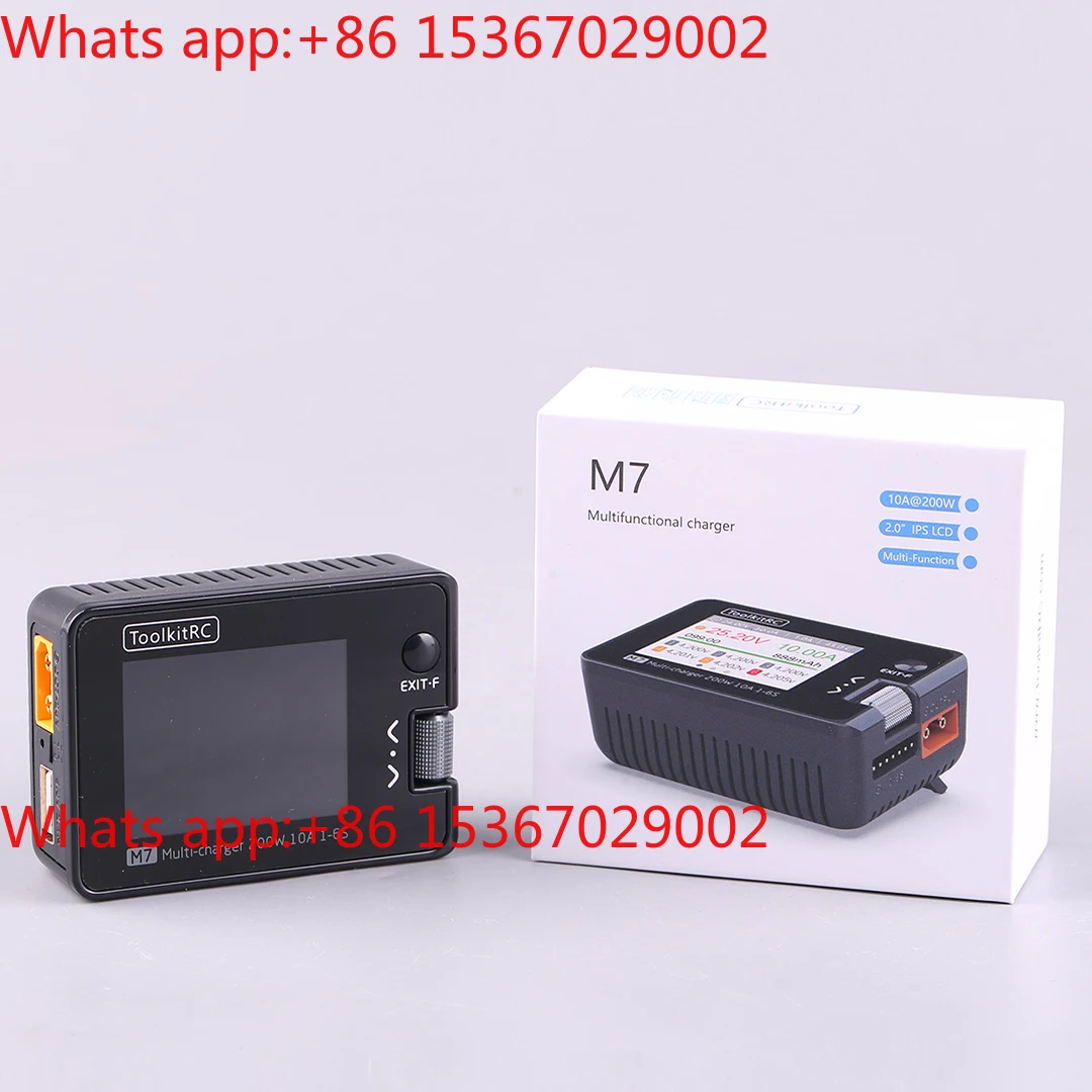 M7 charger 1-6S 200W 10A model aircraft multi-function signal test compact balance charger