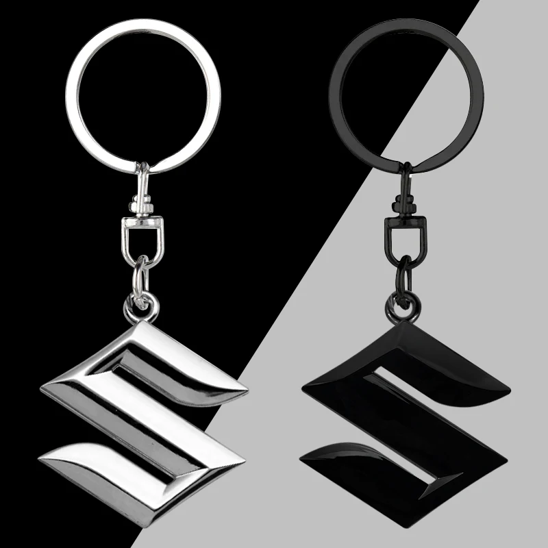

1Pcs Car Key Chains Keyring Pendant Metal Keychain Holder Accessories For Suzuki DZire IGNIS Alto Spacia Jimmy VITARA SX4 GW250