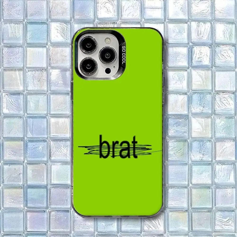 حافظة هاتف تشارلي XCX Party 4 U لهواتف iPhone 16,15,14,13,12,11,8,7,Pro,Max,Plus, Mini,XS,SE غطاء غير لامع مقاوم للصدمات