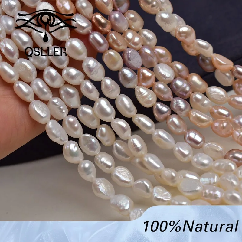 

Натуральные пресноводные жемчужины 6-7 мм, барочные, неправильной формы, для изготовления ювелирных изделий, аксессуаров, ожерелий, браслетов, рукоделия