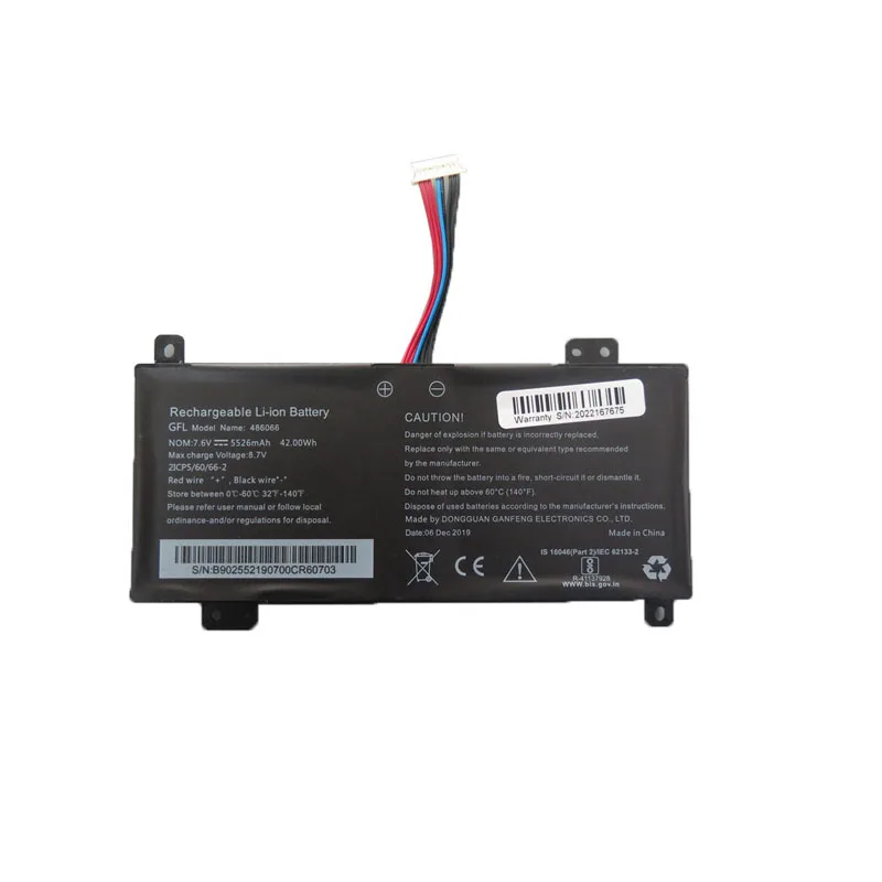 

Аккумулятор для ноутбука 486066 NP14AP для ACER One 14 Z3-471 EASR14 486066 NP14AP 7,6 В 5526 мАч 42,00 Втч 10 контактов 8 линий новый