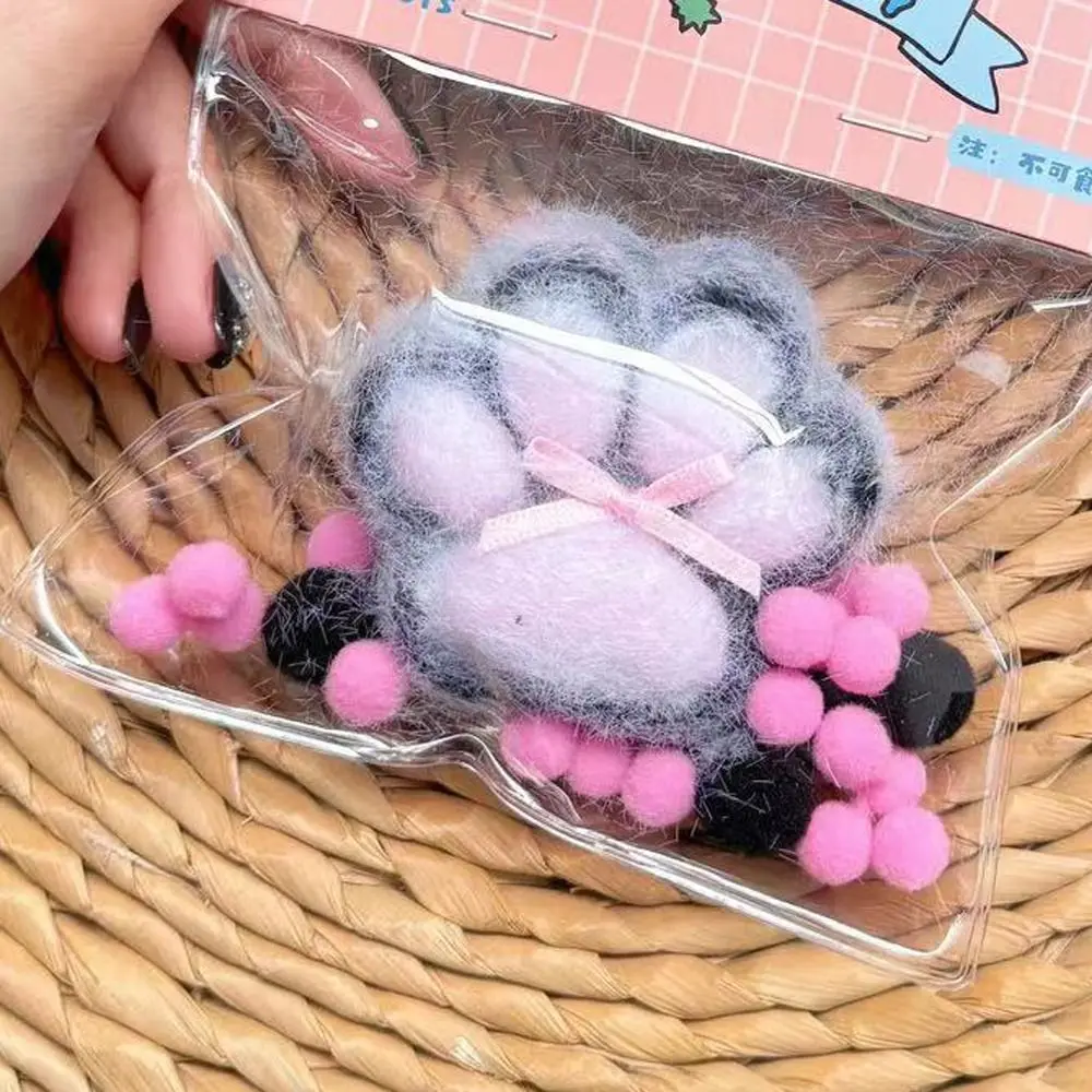 Lovely Cat Paw Cat Paw Slow Rebound Toy Bow Cartoon Squeeze Toy Creative Soft Slow Rising Sticky Toy Children