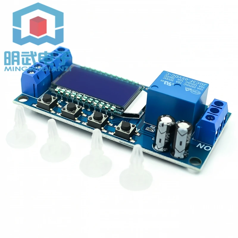 One Way Relay Module Delay Power Off Disconnect Trigger Delay Cycle Timing Circuit Switch XY-LJ02