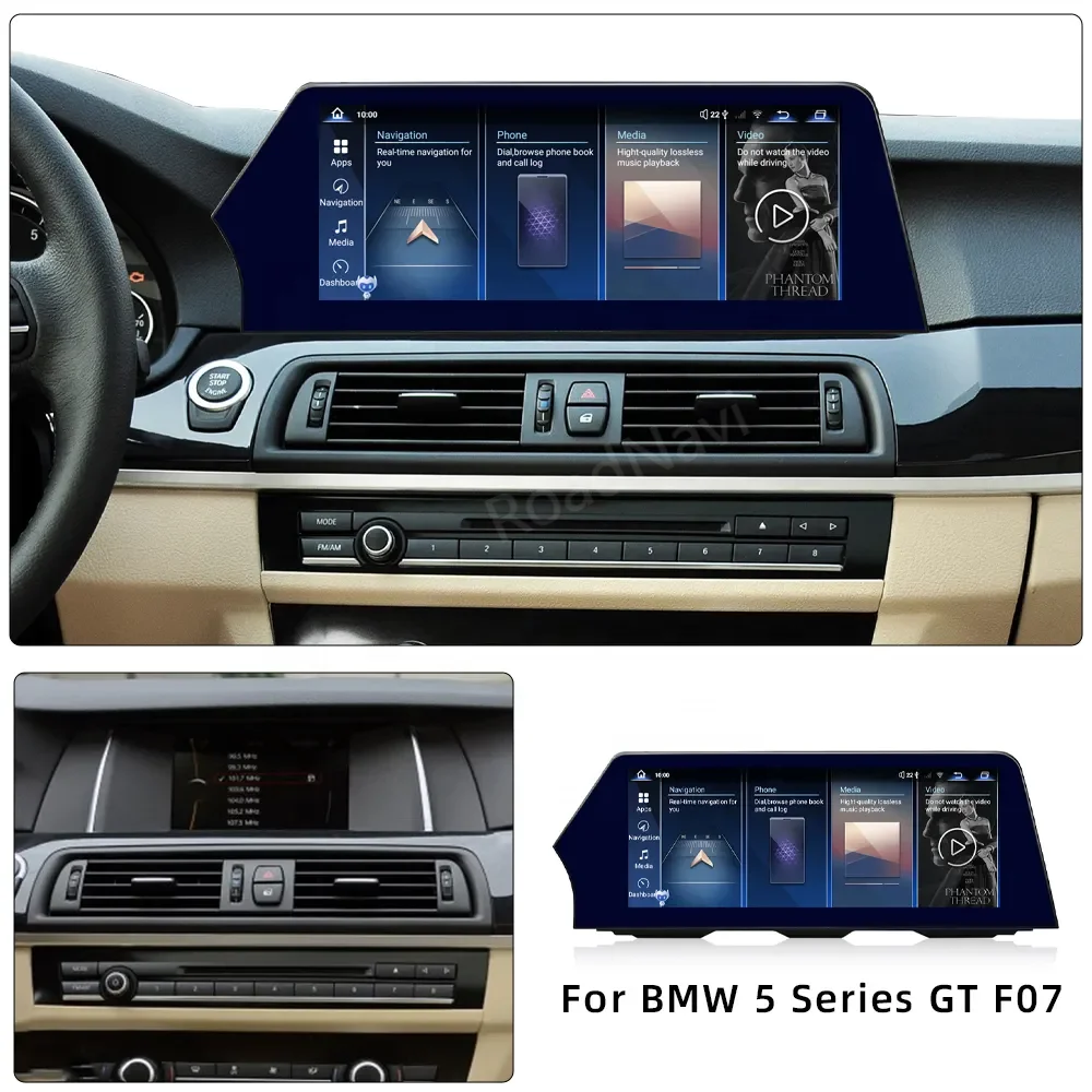 12.3'' 14 Car Radio For BMW 5 Series CIC NBT F10/F11 2011-2017