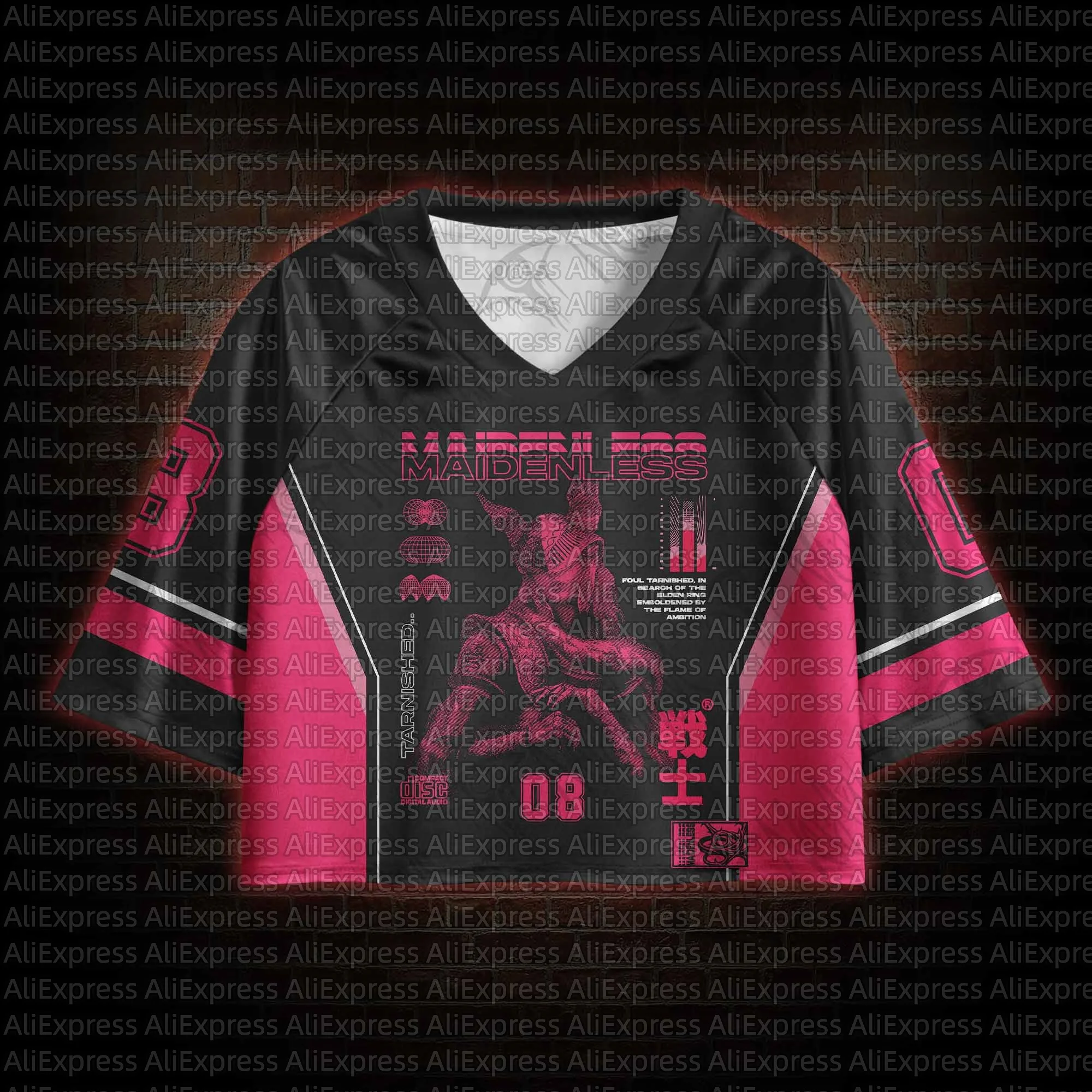 

2026 New Movie Sports Fashion Adult Children V-neck Crop Top T-shirt Street View Clothing Gothic Horror Fan Gift