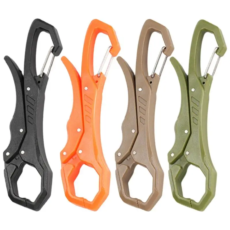 

Outdoor Small Fish Gripper Mitten Clip Outdoor Multi-Functional Fishing Gripper Large Opening Carabiner Fishing Pliers Fish