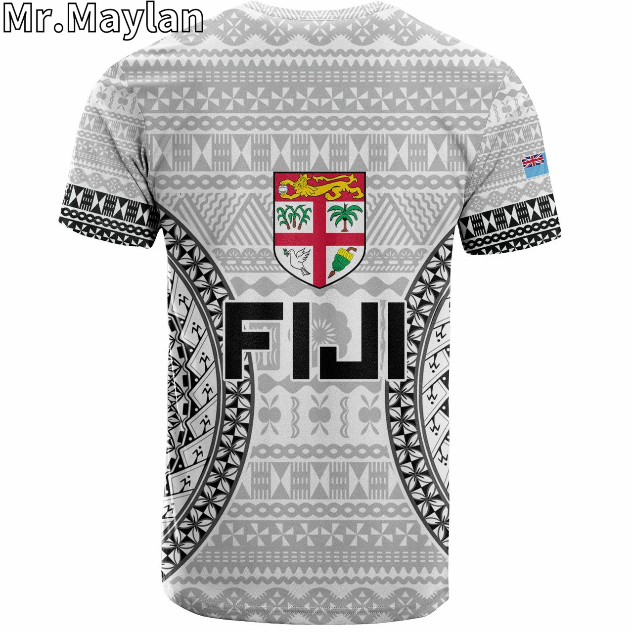 Personalised 3D Fiji Polynesian Hawaii T-Shirt Seal With Map Fijian Tapa Patterns Tshirt Men Women Streetwear Unisex Tee Tops