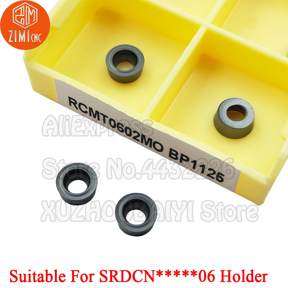 10p RCMT0602MO BP1125 RCMT0602 MO BP1125 RCMT 0602 MO 카바이드 밀링 인서트 터닝 공구 커터 선반 가공 밀링 공구
