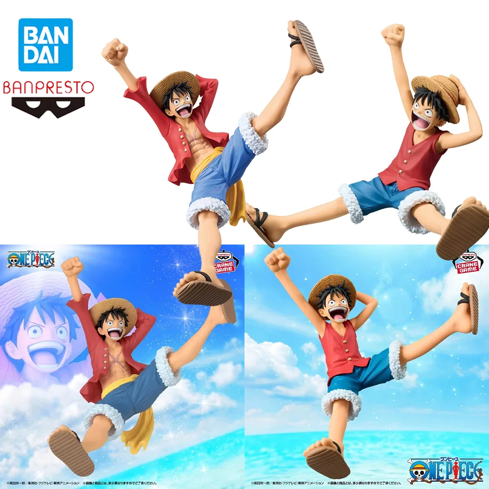 

Original Genuine BANDAI One Piece Luffy ROMANCE DAWN-MONKEY.D.LUFFY Vol.1 Vol.2 Figure Anime Modle Toys gifts