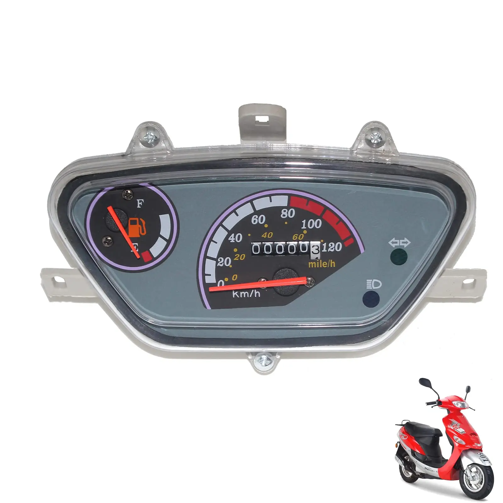 

Газодатчик мотоцикла, спидометр, одометр, тахометр для GY6 TaoTao 50CC