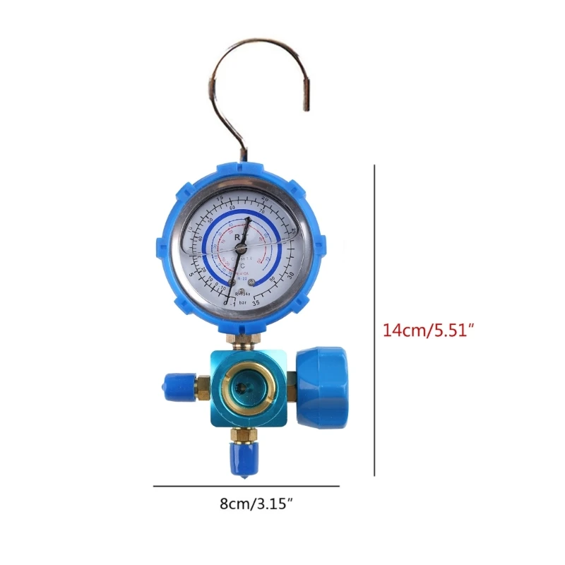 Digital Pressure Gauge Manifold Gauge Car Refrigerator Refrigerant High/Low R410 Drop Shipping