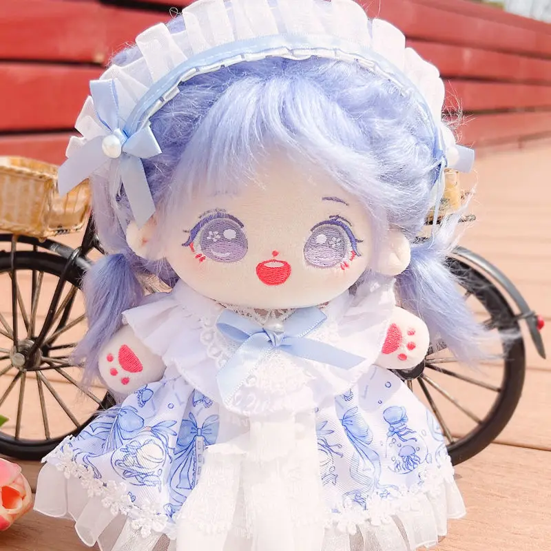 

20cm Baby Doll w/hair Plush Doll's Toy Dolls & Accessories Idol Dolls Cotton baby Plushies Stuffed Toys Fans Collection Gift