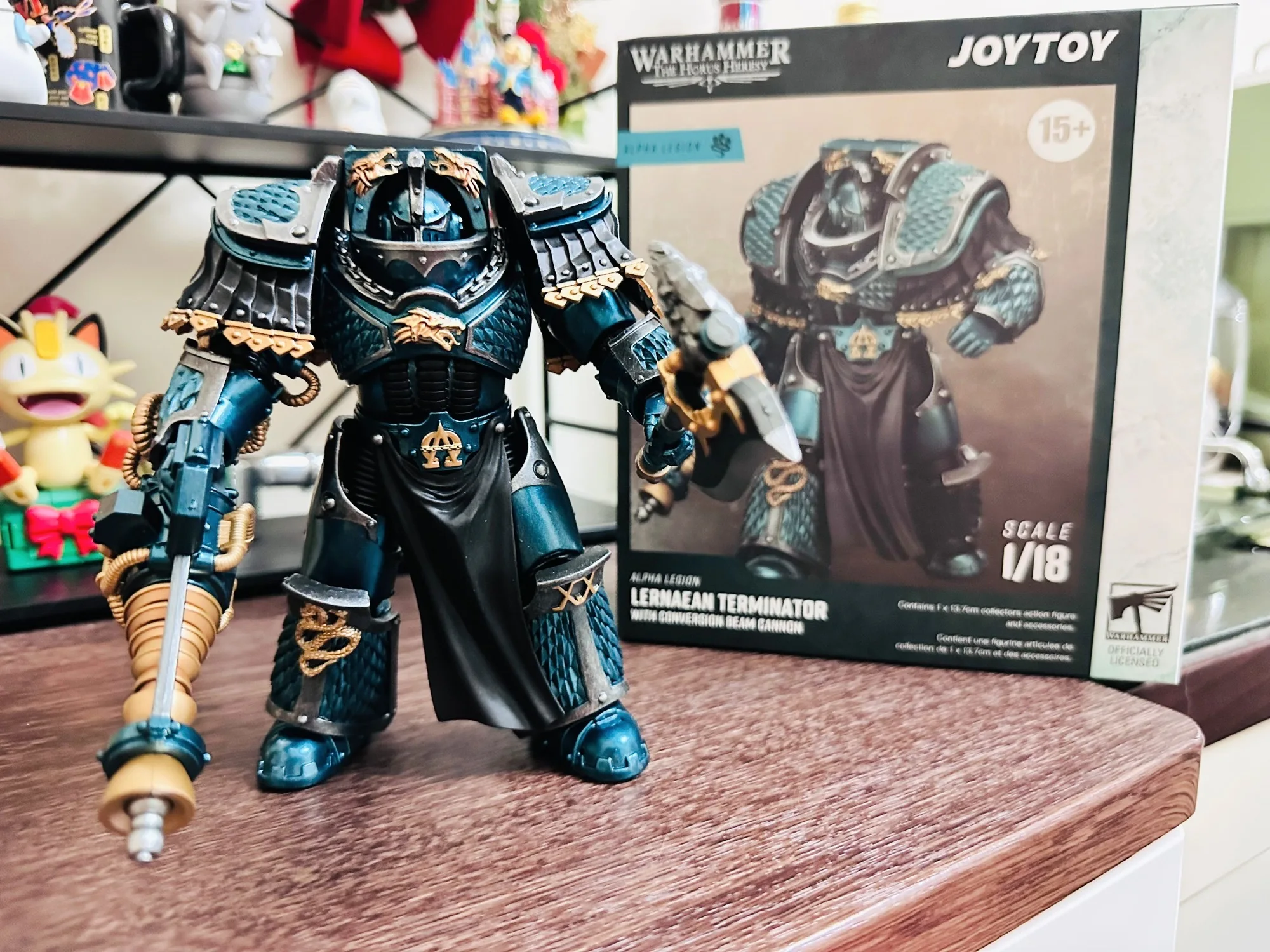 

JOYTOY Warhammer 40K Фигурка Альфа Легион Лерномор Терминатор 2 шт. Аниме Фигурка Модель Коллекция игрушек Подарок на складе