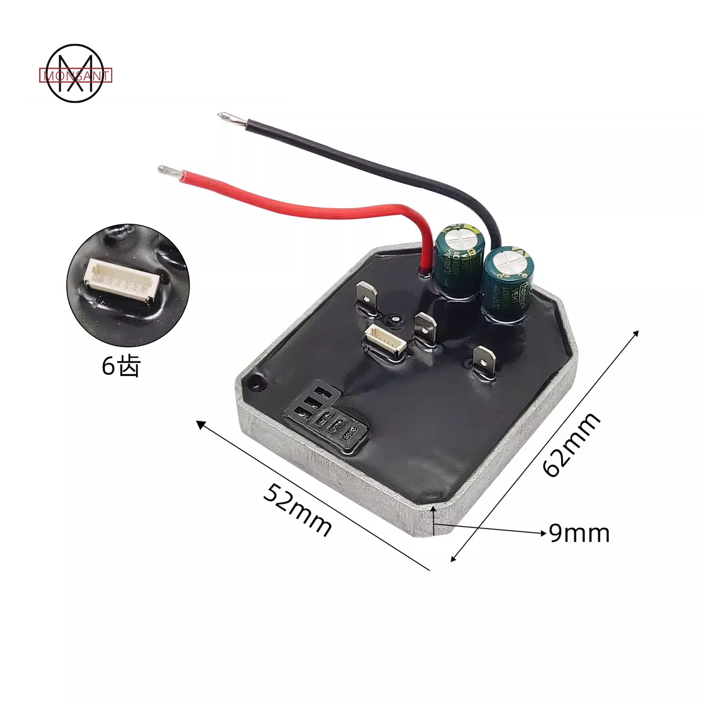 Dayi Brushless Electric Hammer Control Board Lithium Impact Drill Controller High Power Protection Board Circuit 00678