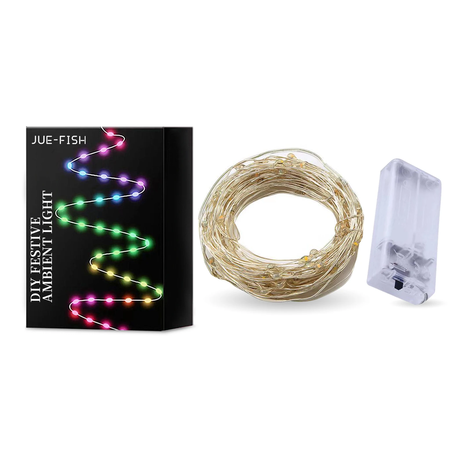 

Jue Fish String Full Of Stars, LED Flash Outdoor Decoration, Tree Hanging Light, Atmosphere Light Strip