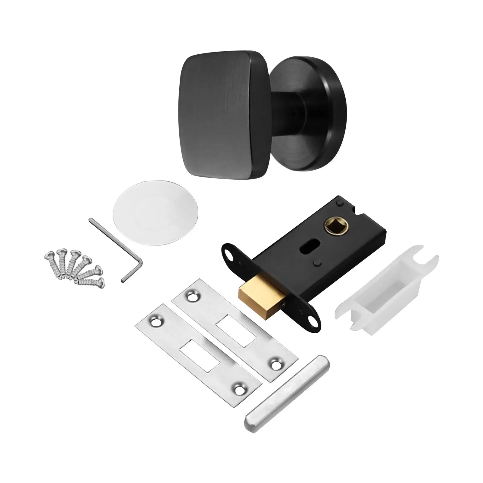 Invisible Door Locks Stylish Hardware for Bathroom, Living Room,