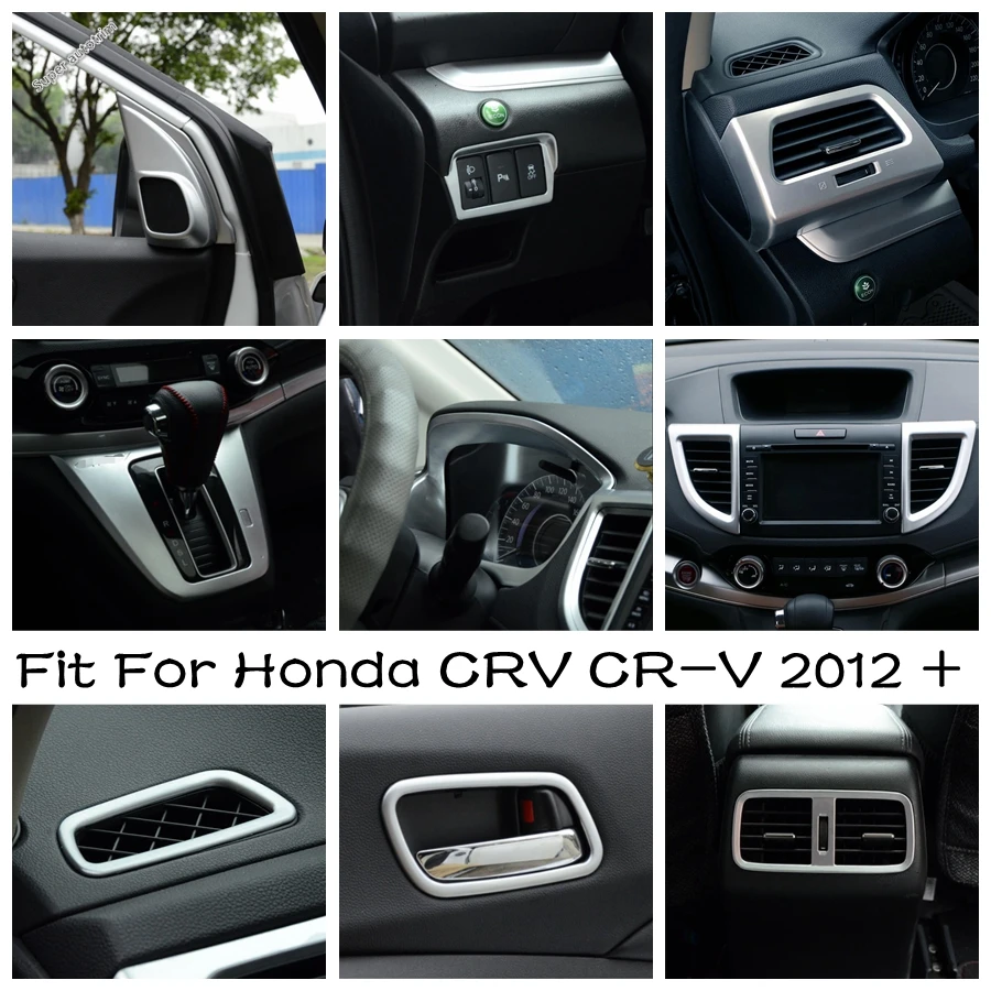 

Car Console Gear Shift Box Panel Air Conditioning AC Vent Outlet Cover Trim Matte For Honda CRV CR-V 2012 - 2016 Interior Parts