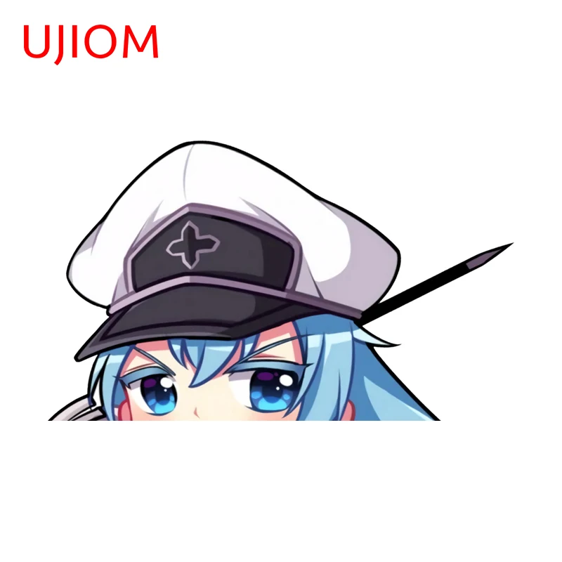 UJIOM Lovely Chic Esdeath Wall Sticker High Quality Creative Decal Hot Selling Chibi Graffiti Suitable For Wallpapers Kid Room