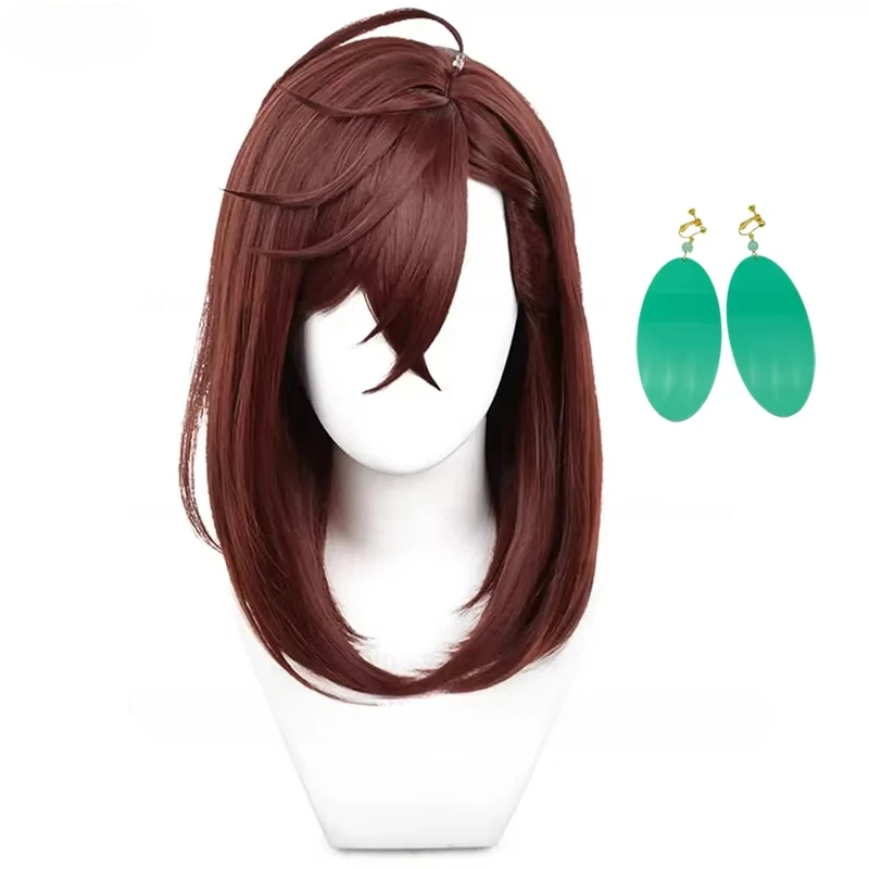 Momo Ayase Cosplay Perücke Kurze Rotbraune Perücke Cosplay Anime Cosplay Perücken Hitzebeständige Synthetische Perücken
