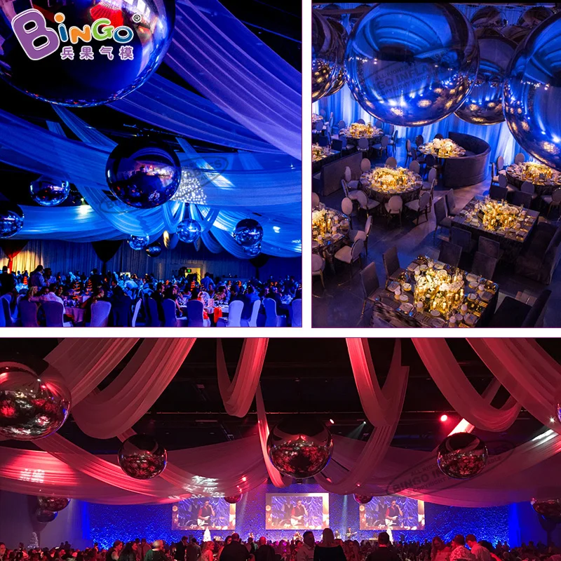 Inflatable Toys Inflatable Mirror Ball Various Colorful PVC Ball For Decorations Inflatable Party Decorations-Toys