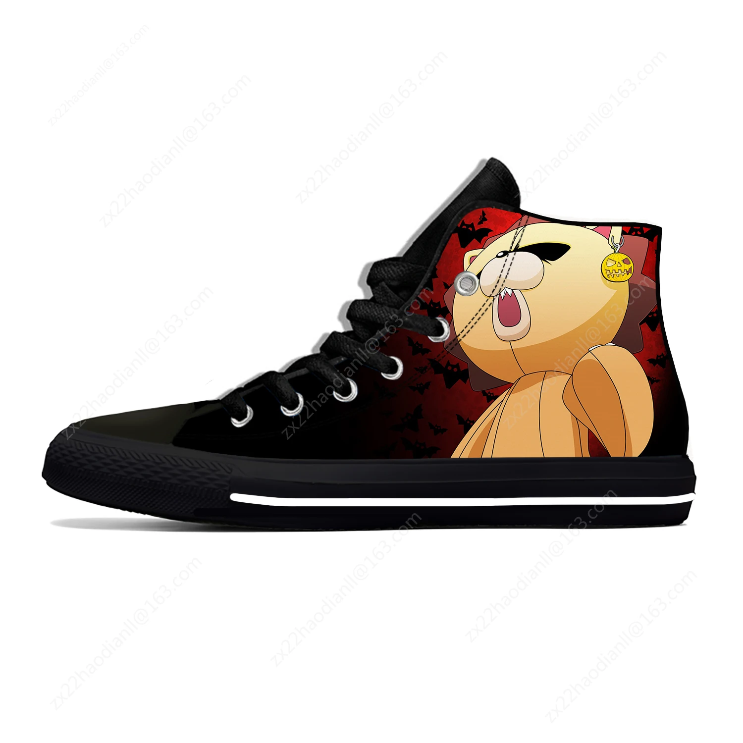 Hot Anime Bleach Lightweight Cloth 3D Print Funny Cool Fashion High Top Canvas Shoes Mens Womens Casual Breathable Sneakers