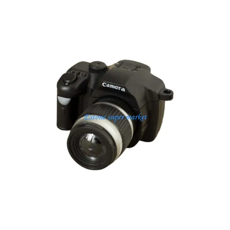 090B Retro Miniature Camera Toy 1/12 Dollhouse Mini Camera Newborn Photography Props