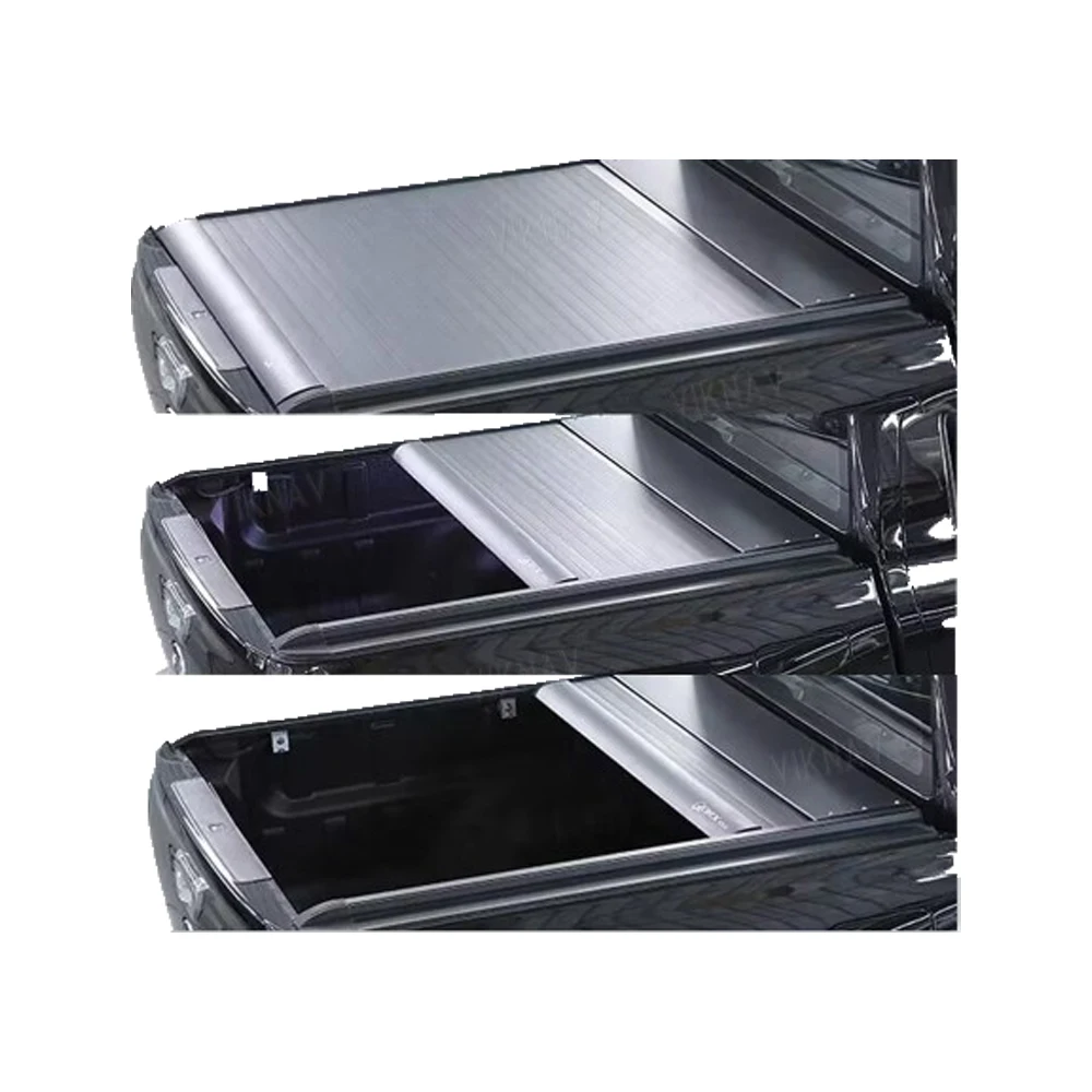 

Automatic Retract Hard Tonneau Cover For Ford F150 Truck Bed Black Matte Waterproof Retractable Aluminum Pickup Tonneau Cover