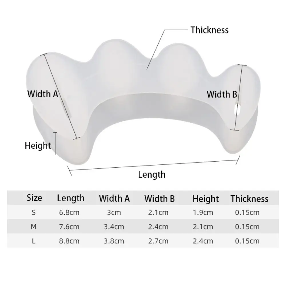 2Pcs=1Pair 3 Hole Toe Finger Separator Orthopedic Spacers Silicone Hallux Valgus Hammer Foot Corrector Foot Care Tools