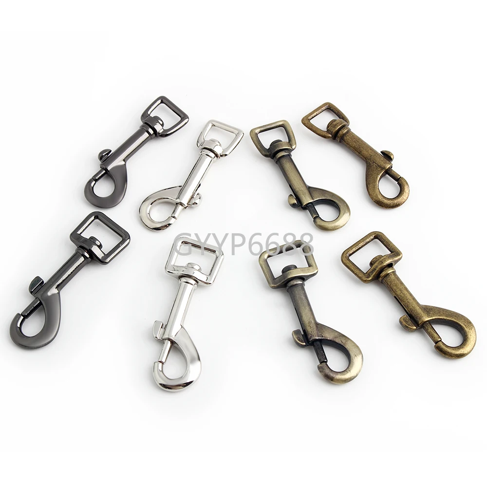10/30/50PCS 13mm 15mm 20mm 25mm Metal Swivel Lobster Clasp Trigger Clip Loop Snap Hook For Dog Pet Leads Leash Bags Accessories
