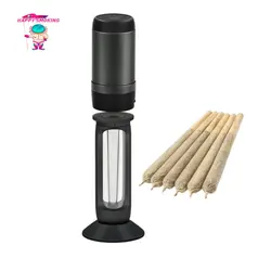 FUMAR FELIZ-Elétrica Dry Herb Grinder, Totalmente Automático, Enchimento de Tabaco, Rolling Paper Maker, Tubos DIY, Acessórios de Fumar, 2 em 1