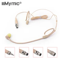 Auriculares para cantar de alta calidad, micrófono unidireccional para sistema inalámbrico Sennheiser Shure AKG, conector de 3,5mm, 4 pines y 3 pines
