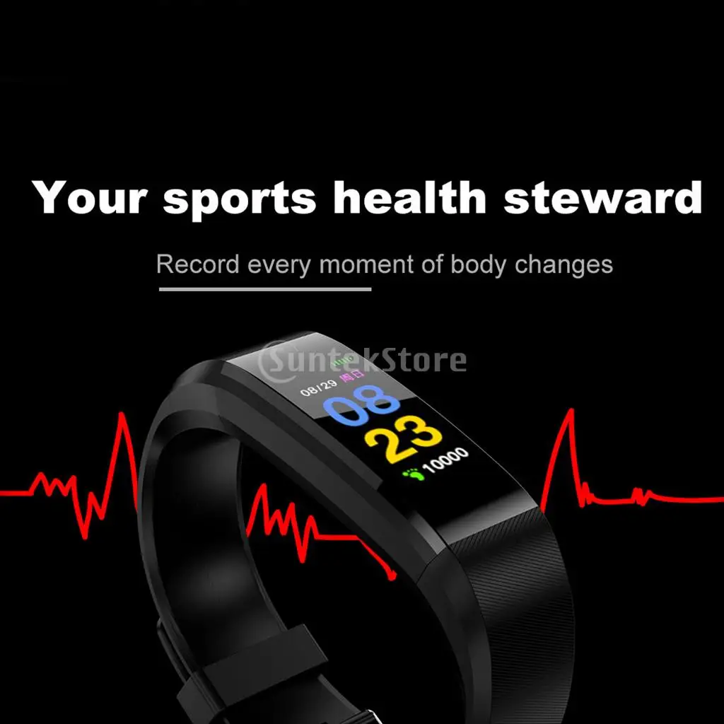 ID 115 Plus Smart Watch elet Wristband Activity   Sports Wristband Watch Smart Wrist Watch Fitness