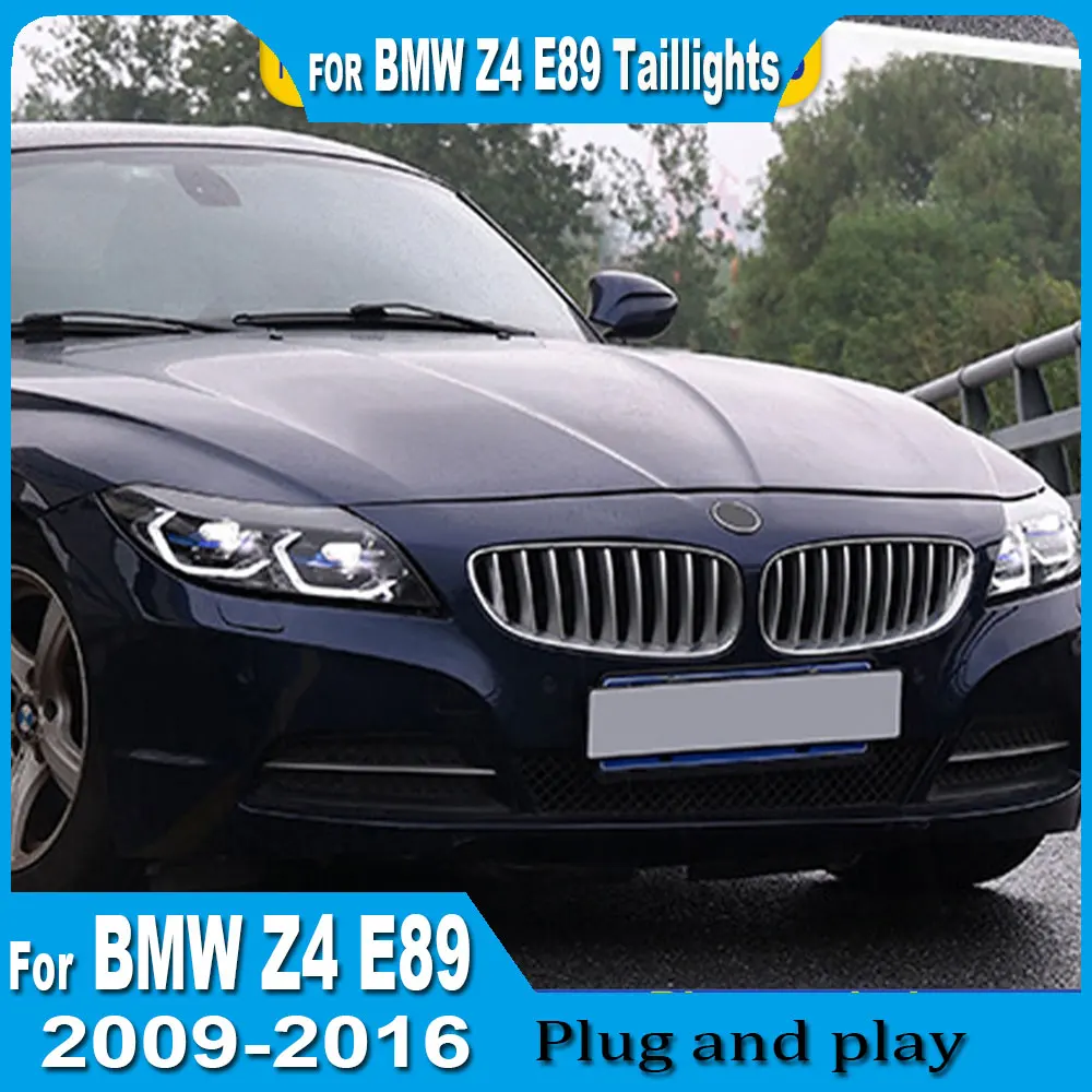 

Автомобильные фары для BMW Z4 Фары 2009-2016 E89 Светодиодные фары DRL Hid Фара Angel Eye Bi Xenon Beam Аксессуары
